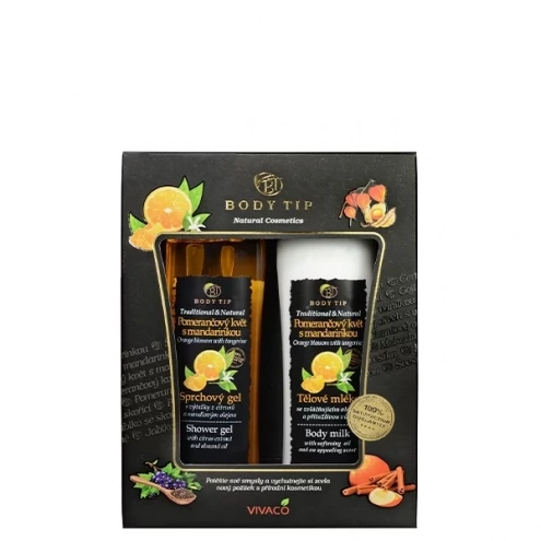 VIVACO Dárková kazeta kosmetiky Pomerančový květ & Mandarinka VIVACO Dárková kazeta kosmetiky Pomerančový květ & Mandarinka