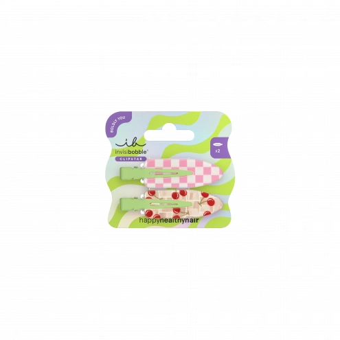 Invisibobble Clipstar Cherry Topping 2 ks Invisibobble Clipstar Cherry Topping 2 ks