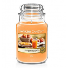 Yankee Candle Large Jar Farm Fresh Peach 623g