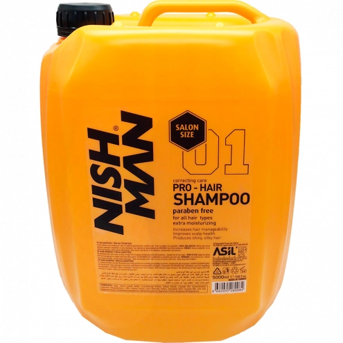 Nishman Professional Paraben Free Hair Shampoo 5000 ml
