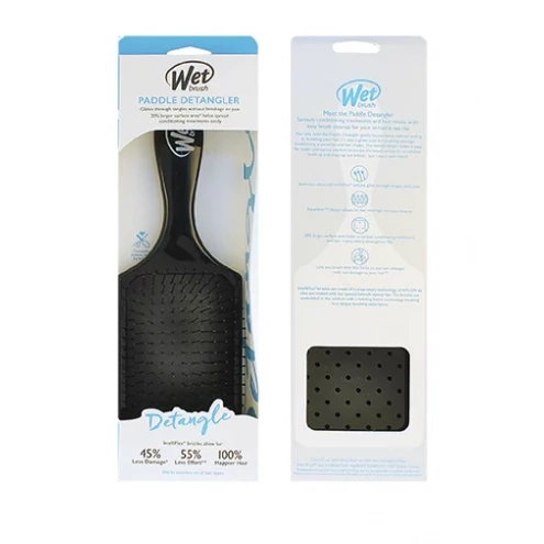 Wet Brush Paddle Detangler Black