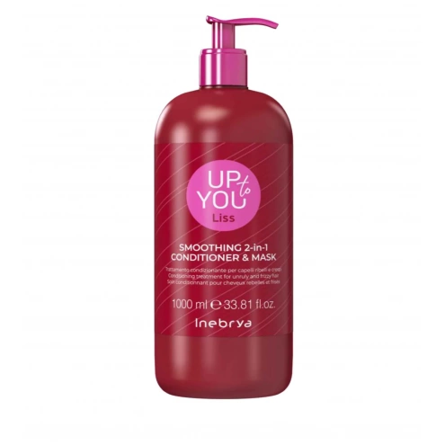 Inebrya Up to You Liss Smoothing 2-in-1 Mask & Conditioner 1000 ml Inebrya Up to You Liss Smoothing 2-in-1 Mask & Conditioner 1000 ml