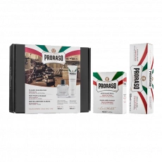 Proraso White Gift Box Shaving Cream and After Shave Balm