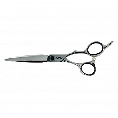 MR. MUSTACHE Engrave Silver Hairdressing Scissors 6.0"