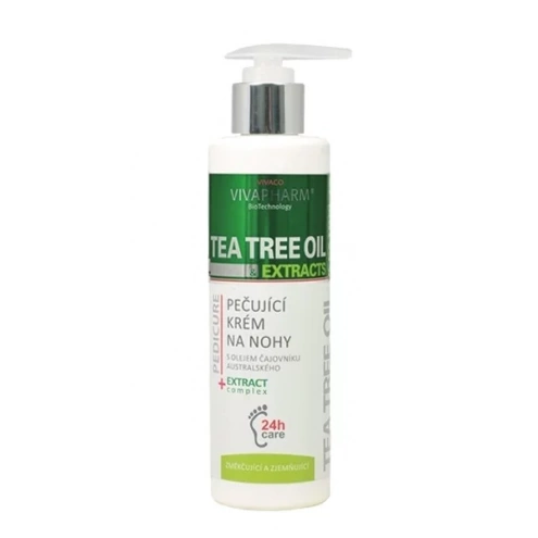 VIVACO Krém na nohy s Tea Tree Oil VIVAPHARM 200 ml