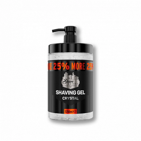 The Shave Factory Crystal XXL Transparent Shaving Gel 1250 ml