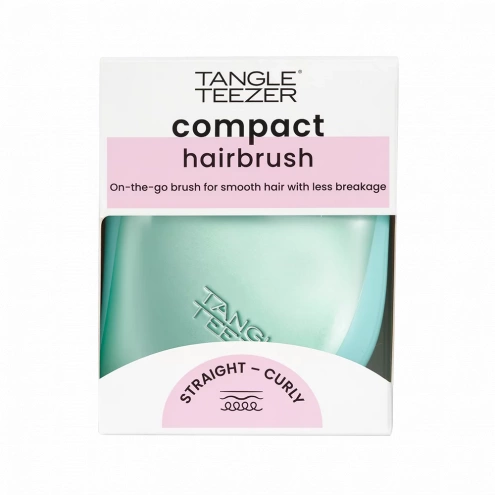 Tangle Teezer® Compact Styler Teal Matte Chrome Tangle Teezer® Compact Styler Teal Matte Chrome
