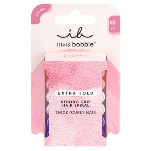 Invisibobble EXTRA HOLD Twirl Boss 6pc