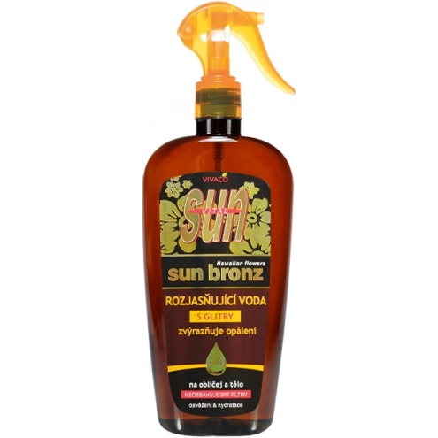 VIVACO Rozjasňující voda se zlatými glitry SUN VITAL 300 ml VIVACO Rozjasňující voda se zlatými glitry SUN VITAL 300 ml