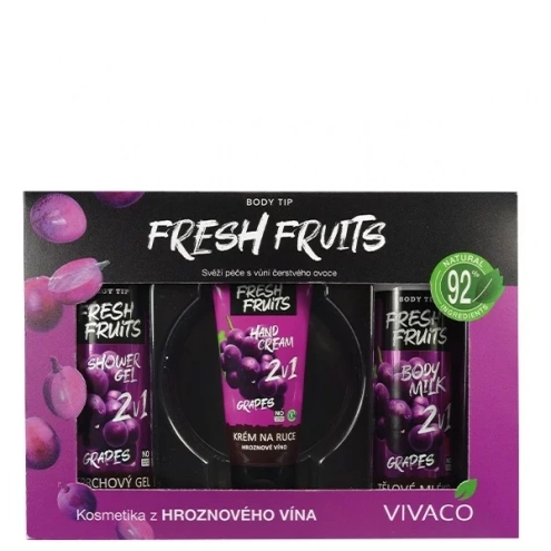 VIVACO Dárková kazeta kosmetiky s hroznovým vínem VIVACO Dárková kazeta kosmetiky s hroznovým vínem