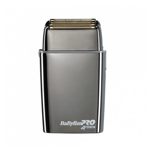 BaByliss Pro 4Artists Double Foil Shaver Gunsteel Metal Shaver BaByliss Pro 4Artists Double Foil Shaver Gunsteel Metal Shaver