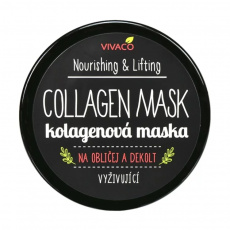 VIVACO Kolagenová maska na obličej a dekolt 100 ml