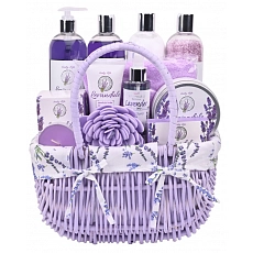 VIVACO Luxusní dárkový koš levandulové kosmetiky