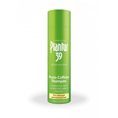 Plantur 39 Kofeinový šampon pro barvené a poškozené vlasy 250ml Plantur 39 Kofeinový šampon pro barvené a poškozené vlasy 250ml