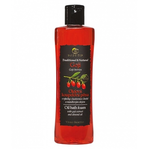 VIVACO Olejová pěna do koupele Goji BODY TIP 200 ml VIVACO Olejová pěna do koupele Goji BODY TIP 200 ml