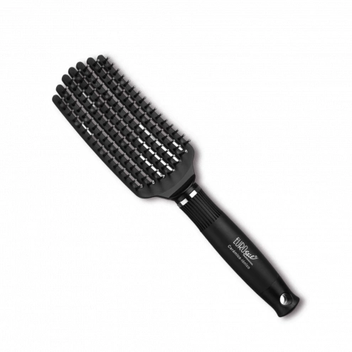 Eurostil Flexible Hair Brush Black Eurostil Flexible Hair Brush Black