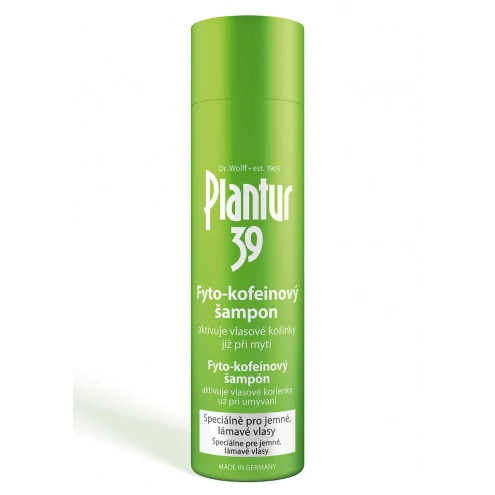 Plantur 39 kofeinový šampon pro jemné a lámavé vlasy 250ml Plantur 39 kofeinový šampon pro jemné a lámavé vlasy 250ml