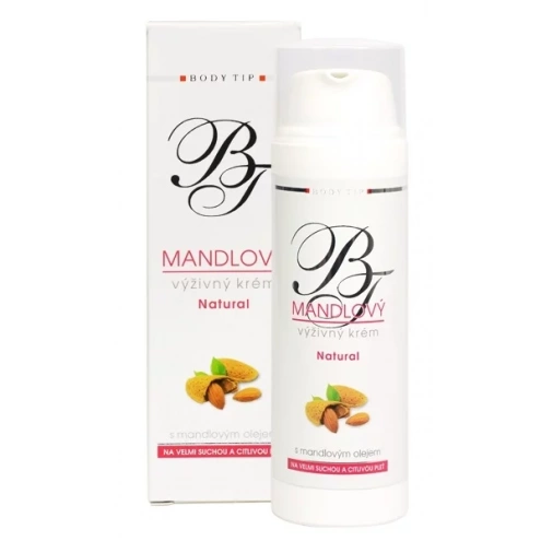 VIVACO Pleťový krém s mandlovým olejem - dávkovač BODY TIP 50 ml