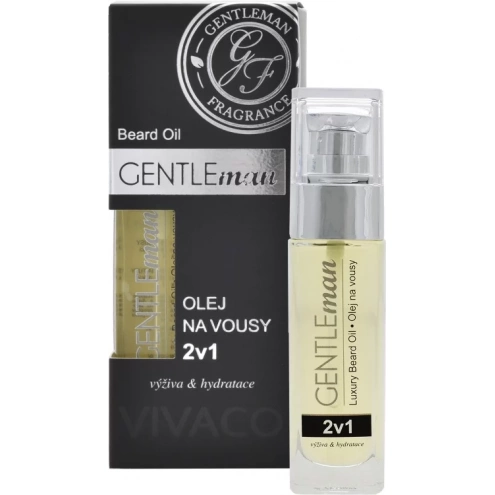 VIVACO Olej na vousy 2v1 GENTLEMAN 30 ml VIVACO Olej na vousy 2v1 GENTLEMAN 30 ml