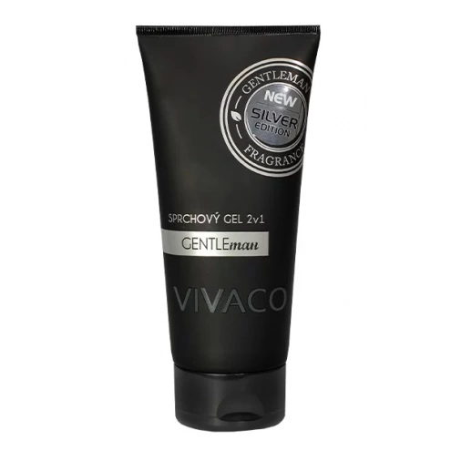 VIVACO Sprchový gel 2v1 pro muže GENTLEMAN SILVER EDITION 200 ml VIVACO Sprchový gel 2v1 pro muže GENTLEMAN SILVER EDITION 200 ml