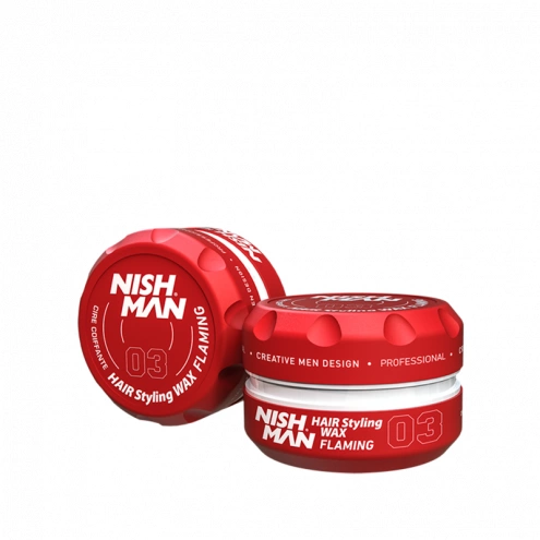 NishMan Hair Styling Wax 03 Flaming 150 ml