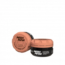 NishMan Hair Styling Wax M6 Pliable Matte 100 ml