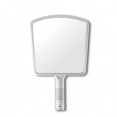 Eurostil Professional Hairdressing Mirror with Handles Silver