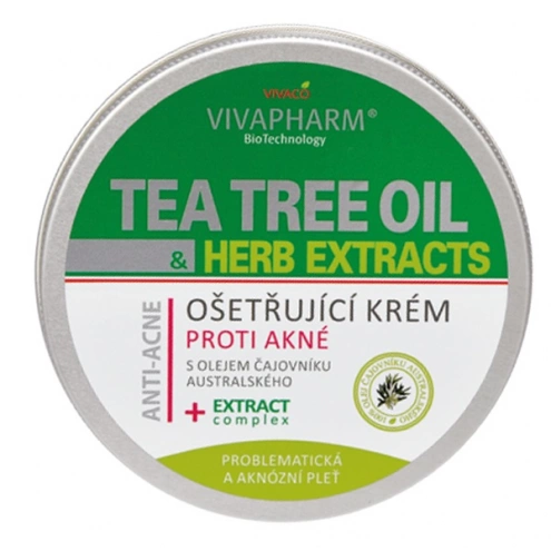VIVACO Ošetřující krém s Tea Tree Oil VIVAPHARM 200 ml