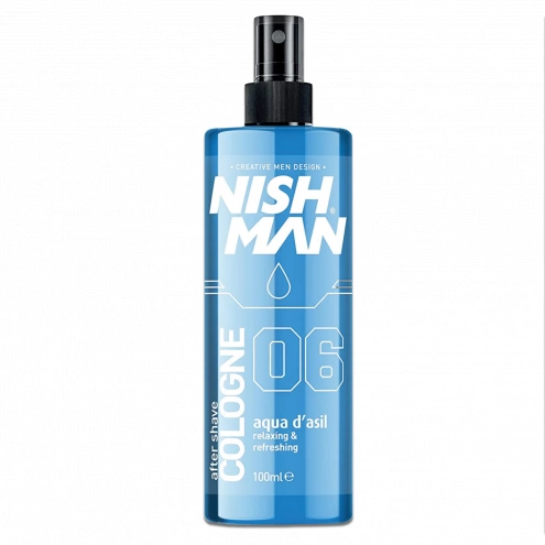 NishMan After Shave Cologne No.6 Aqua D'Asil 100 ml NishMan After Shave Cologne No.6 Aqua D'Asil 100 ml