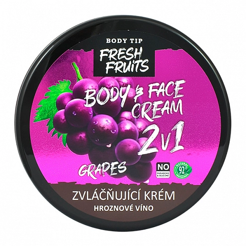 VIVACO Zvláčňující krém na tělo a obličej Hrozno BODY TIP 200 ml VIVACO Zvláčňující krém na tělo a obličej Hrozno BODY TIP 200 ml