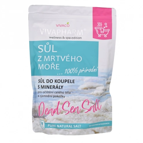 VIVACO Koupelová sůl z Mrtvého moře VivaPharm 1000 g