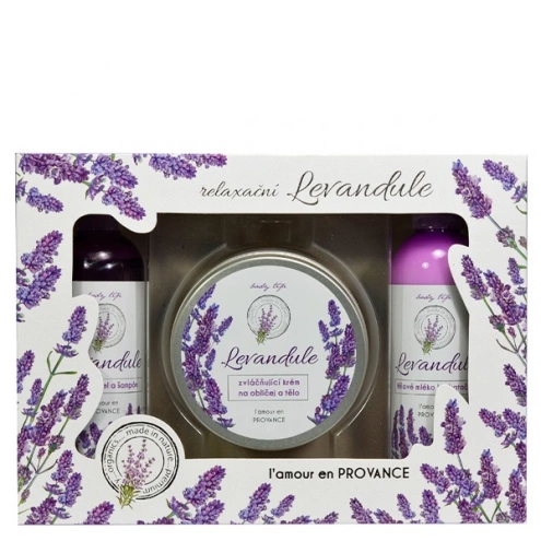 VIVACO Dárková kazeta kosmetiky s levandulovým olejem