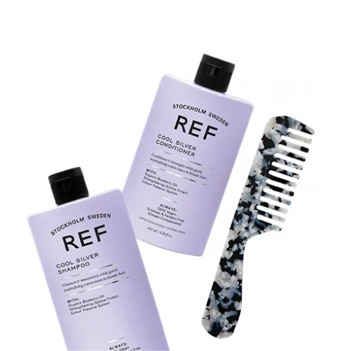 Ref Stockholm Cool Silver Duo with Comb