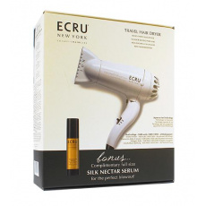Ecru New York Travel Hair Dryer + BONUS Silk Nectar Serum 40ml