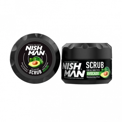 Nishman Face & Skin Scrub Avocado 300 ml Nishman Face & Skin Scrub Avocado 300 ml