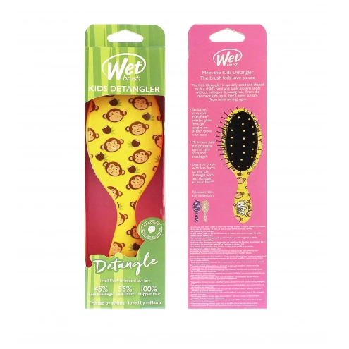 Wet Brush Kids Detangler Sweet Treats Monkey Coconut Wet Brush Kids Detangler Sweet Treats Monkey Coconut