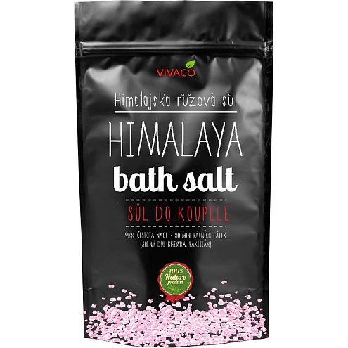 VIVACO Himalajská růžová sůl do koupele 200 g