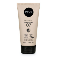 Zenz Organic Shampoo Deep Wood no. 07​, Šampon pro všechny typy vlasů 50 ml