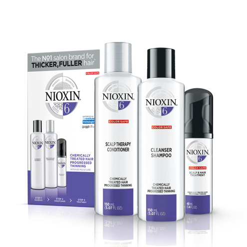 Nioxin System 6 Sada pro výrazně řídnoucí barvené vlasy 