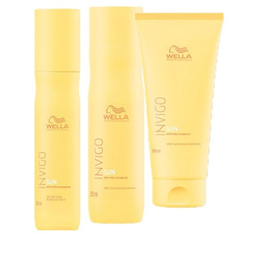 Wella Professionals Invigo Sun šampon 250 ml + kondicionér 200 ml + ochranný sprej 150 ml
