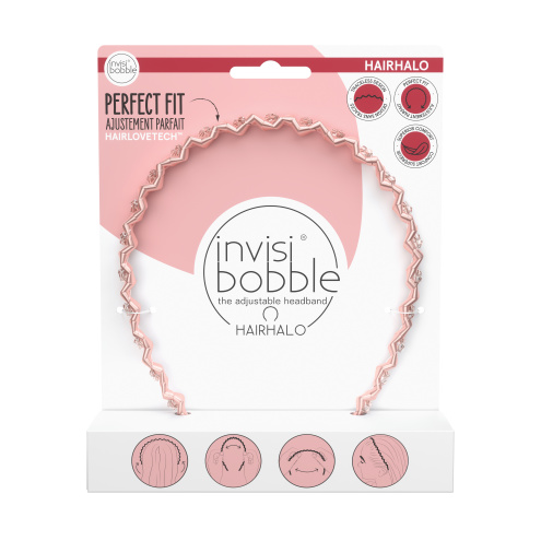 invisibobble® HAIRHALO Pink Sparkle