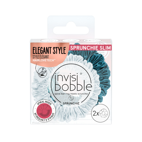 invisibobble® PRUNCHIE SLIM Cool as Ice 2pc