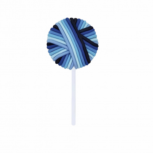 Bifull Lollipop From Hair Bands Blue 24 ks