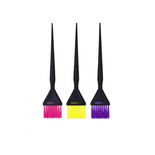 Bifull Set of 3 Brushes Purple, Yellow And Pink