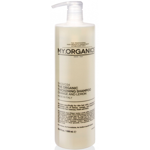 My.Organics The Organic Thickening Shampoo Orange And Lemon 1000 ml