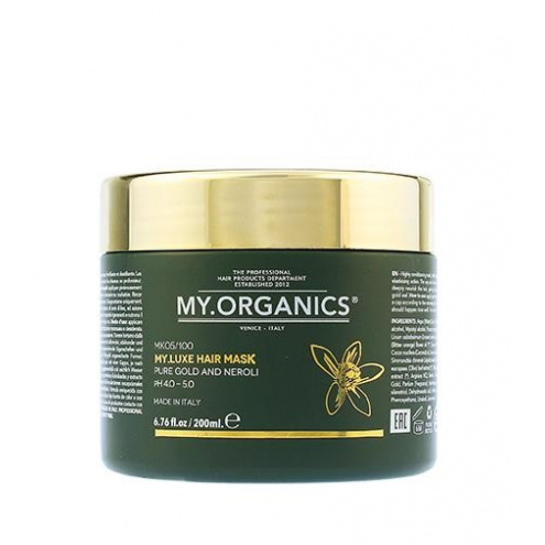 My.Organics My.Luxe Hair Mask Pure Gold And Neroli pH 4.0 - 5.0 200 ml