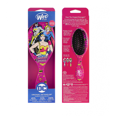 Wet Brush Original Detangler Justice League Wonder Woman, Batgirl And Supergirl