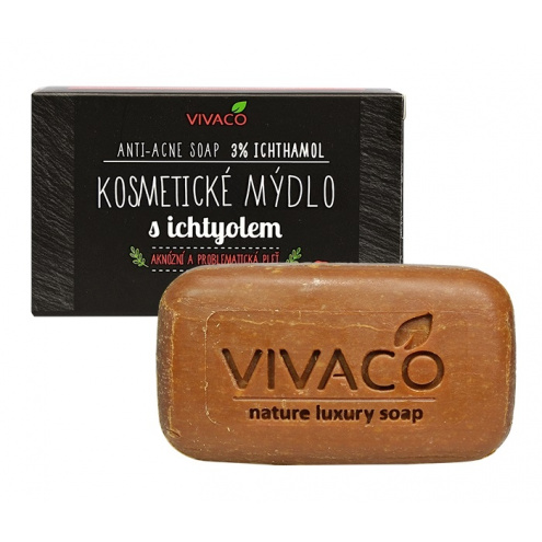 VIVACO Přírodní mýdlo s ICHTYOLEM 3% krémové 100 g