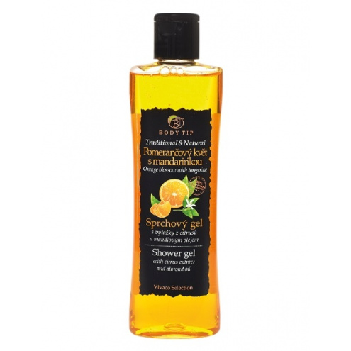 VIVACO Sprchový gel Pomerančový květ s mandarinkou BODY TIP 200 ml