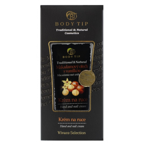 VIVACO Krém na ruce Makadamový ořech s vanilkou BODY TIP 75 ml